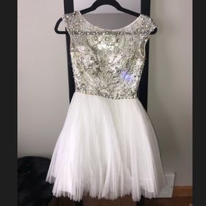 Sherri Hill short white dress